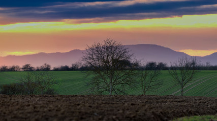 Obraz premium Burning Sky