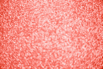 Abstract red glitter sparkle with heart bokeh light for Valentines background