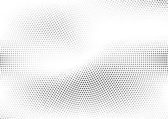 Abstract halftone dotted background. Monochrome grunge pattern with dot and circles.  Vector modern pop art texture for posters, sites, business cards, cover, postcards, labels, stickers layout.