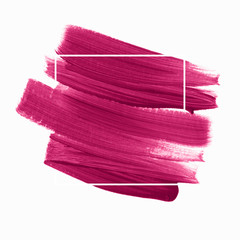 Logo brush painted watercolor abstract background design illustration vector over square frame. Perfect painted design for headline, logo and sale banner. 