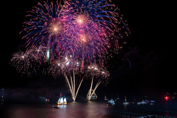 beautiful colorful fireworks