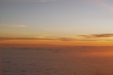 Naklejka premium Sunset