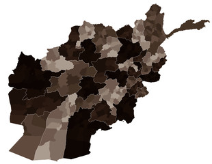 Large administrative map of the state of Afghanistan
