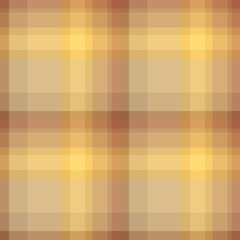 Seamless pattern in discreet beije and brown colors for plaid, fabric, textile, clothes, tablecloth and other things. Vector image.