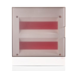 white fuse box isolated style.