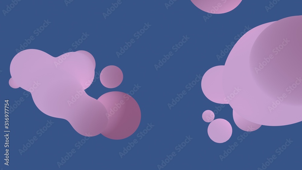 Poster abstract liquid shape colored lush lava and aqua menthe on whit backgrounds. fluid design. isolated 