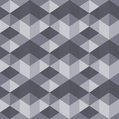 Fototapeta premium Abstract seamless vector pattern. Wallpaper in geometric ornamental style for design. Triangles background.