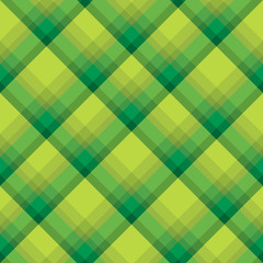 Seamless pattern in bright green colors for plaid, fabric, textile, clothes, tablecloth and other things. Vector image.