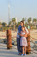 Portrait of a happy mother with daughter