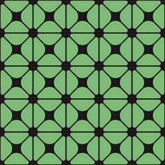 Modern geometric seamless pattern vector design.