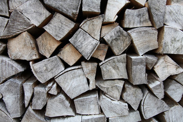 stacked firewood