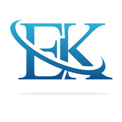 Creative EK logo icon design
