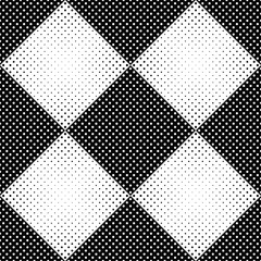 Geometrical circle pattern background design - monochrome abstract vector illustration