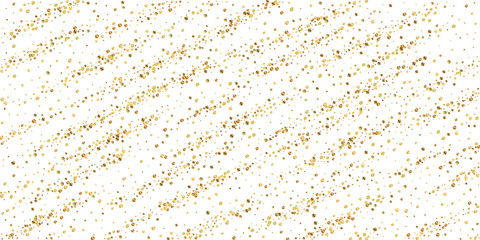 Gold confetti luxury sparkling confetti. Scattered