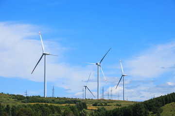 wind turbines