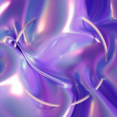 Luxury drapery fabric. 3d illustration, 3d rendering.