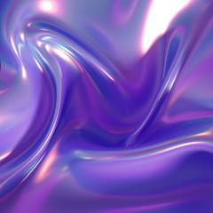 Luxury drapery fabric. 3d illustration, 3d rendering.