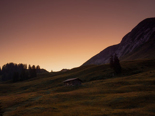 Morning in the Swiss Mountains