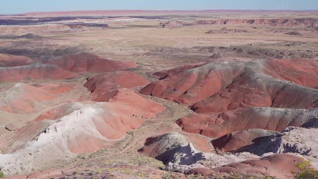 Beautiful landscape of Tiponi Point at Petrified Forest National Park