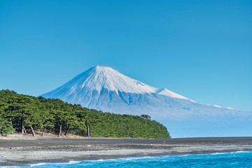 Mt. Fuji view from Miho-no-Matsubara, Shizuoka, Japan.
