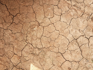 The ground has cracks in the top view for the background