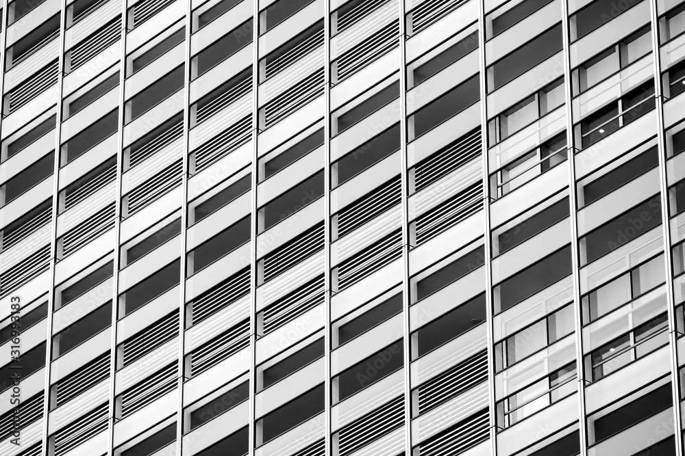 Leinwandbilder abstract background architecture lines. modern architecture detail
