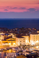 Fototapeta premium View at the town of Piran, Piran, Slovenia, Europe