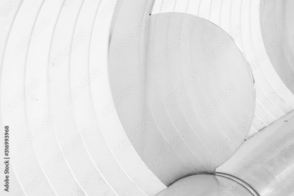 Leinwandbilder Abstract background architecture lines. modern architecture detail