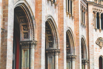 Regierung von Oberbayern, Government of Upper Bavaria, state medium authority based in Munich, Close up shot of arches