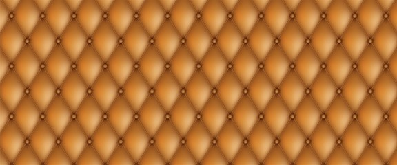 Decorative upholstery quilted background. Realistic leather texture sofa backdrop.
