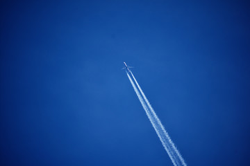 airplane in the sky