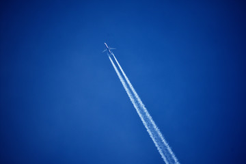 airplane in the sky