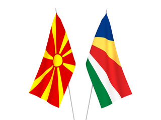 North Macedonia and Seychelles flags