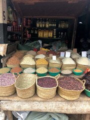 traditional spice island market in zanzibar