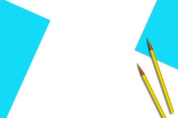 background with pencil and paper