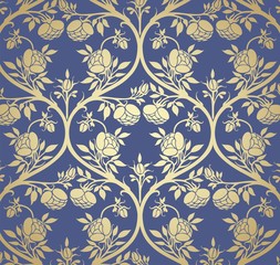 wedding card design, paisley floral pattern , India	