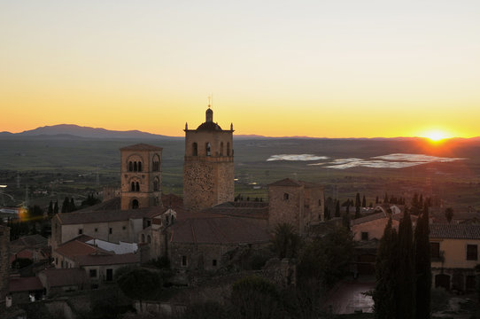 Medieval town of Trujillo in Extremadura, Spain