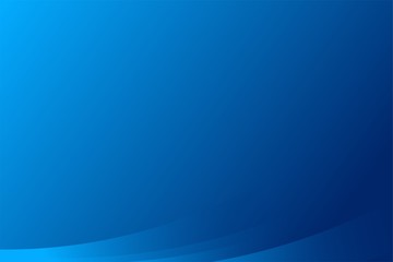Simple Blue Wave Background Template Vector, Business Background with Empty Space Design