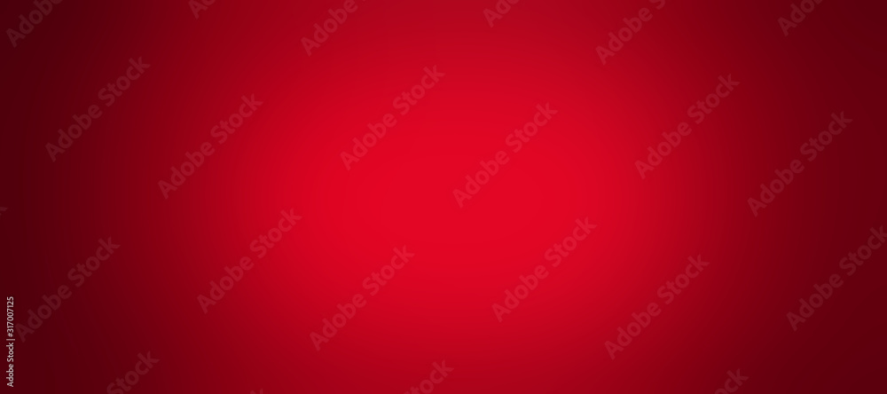 Wall mural red abstract background with a soft gradient in the center.