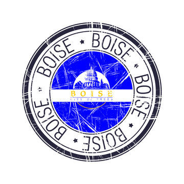 City Of Boise, Idaho Vector Stamp