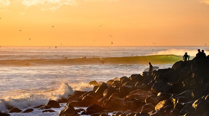 sunrise surf burleigh heads gold coast australia © Ken