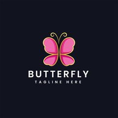 Butterfly logo design template