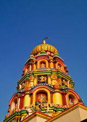 Fototapeta na wymiar Shree Khandoba temple dome, Jejuri, Pune, Maharashtra.