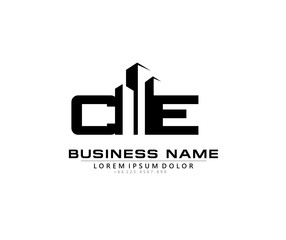 C E CE Initial building logo concept