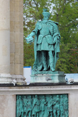 Bethlen Gabor bronze statue in Budapest