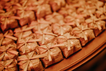 wedding dress cake bouquet candy