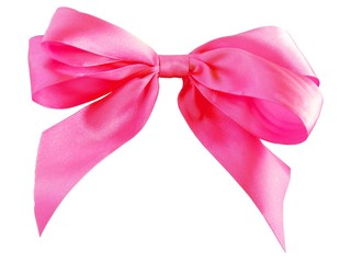 pink and purple ribbon as decoration