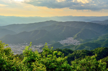 京都　音羽山からの眺め　