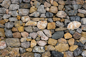Pattern of rough cut stone wall, Background.