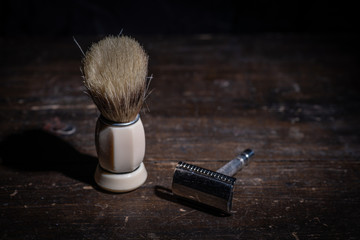 Shaving brush and shaver